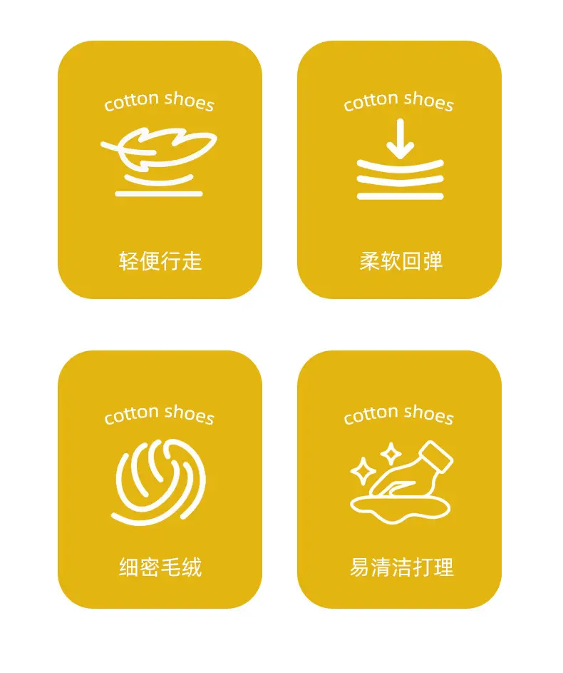2025 Winter New Plush Rabbit Ear Velcro Women's Shoes with Outer Wear Home Casual Slippers Cotton Slippers — feature 4
