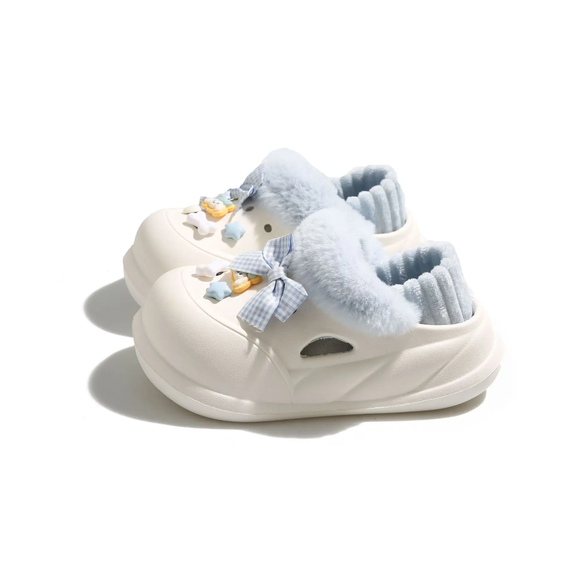 Warm Furry Student Slippers for Winter Dorms
