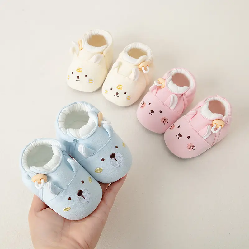 Baby Cartoon Shoes Cotton Non-Slip Soft Bottom