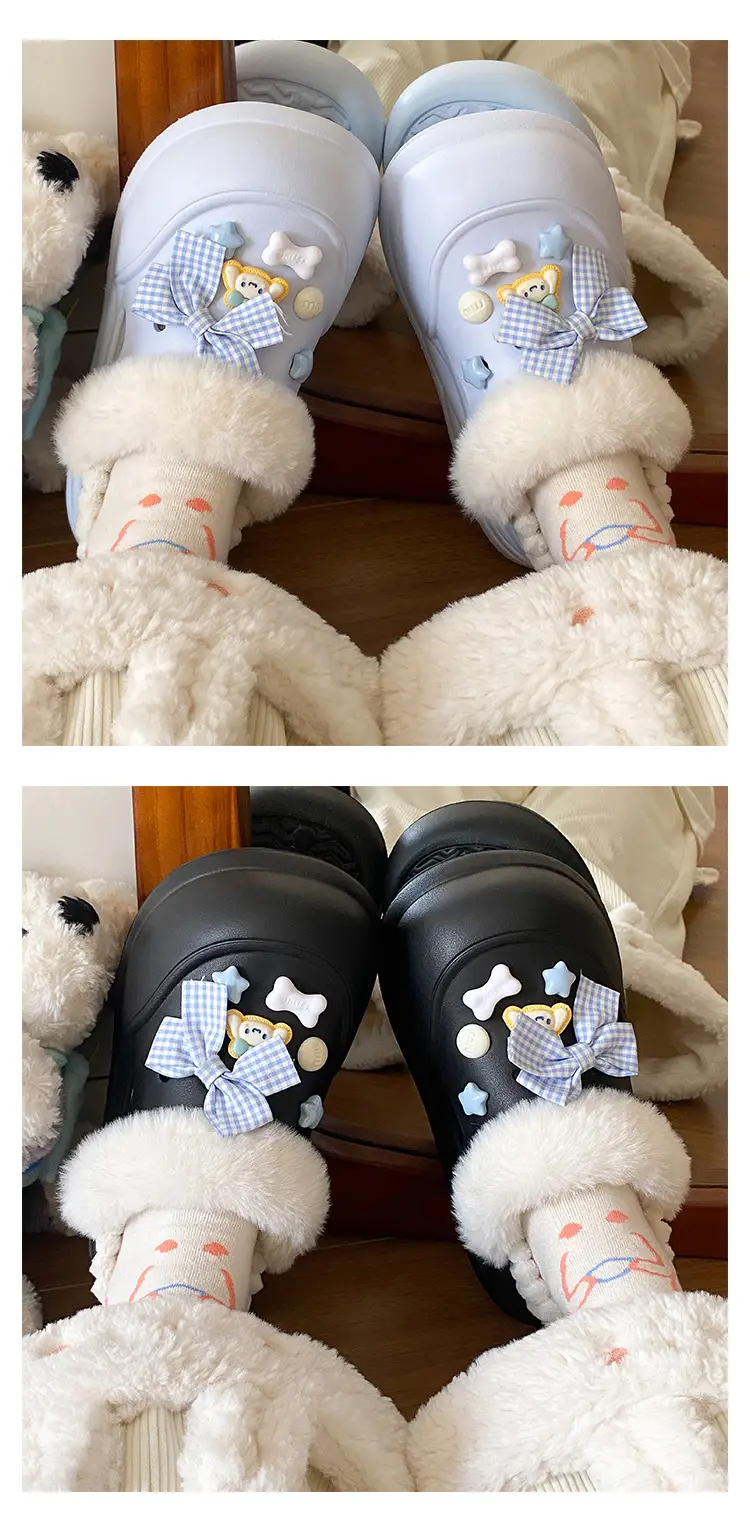 Warm Furry Slippers for Kids Winter Dormitory Wear — feature 13