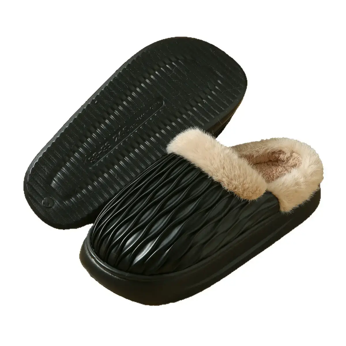 Women's Plush Warm Slippers for Winter Autumn - Image 9
