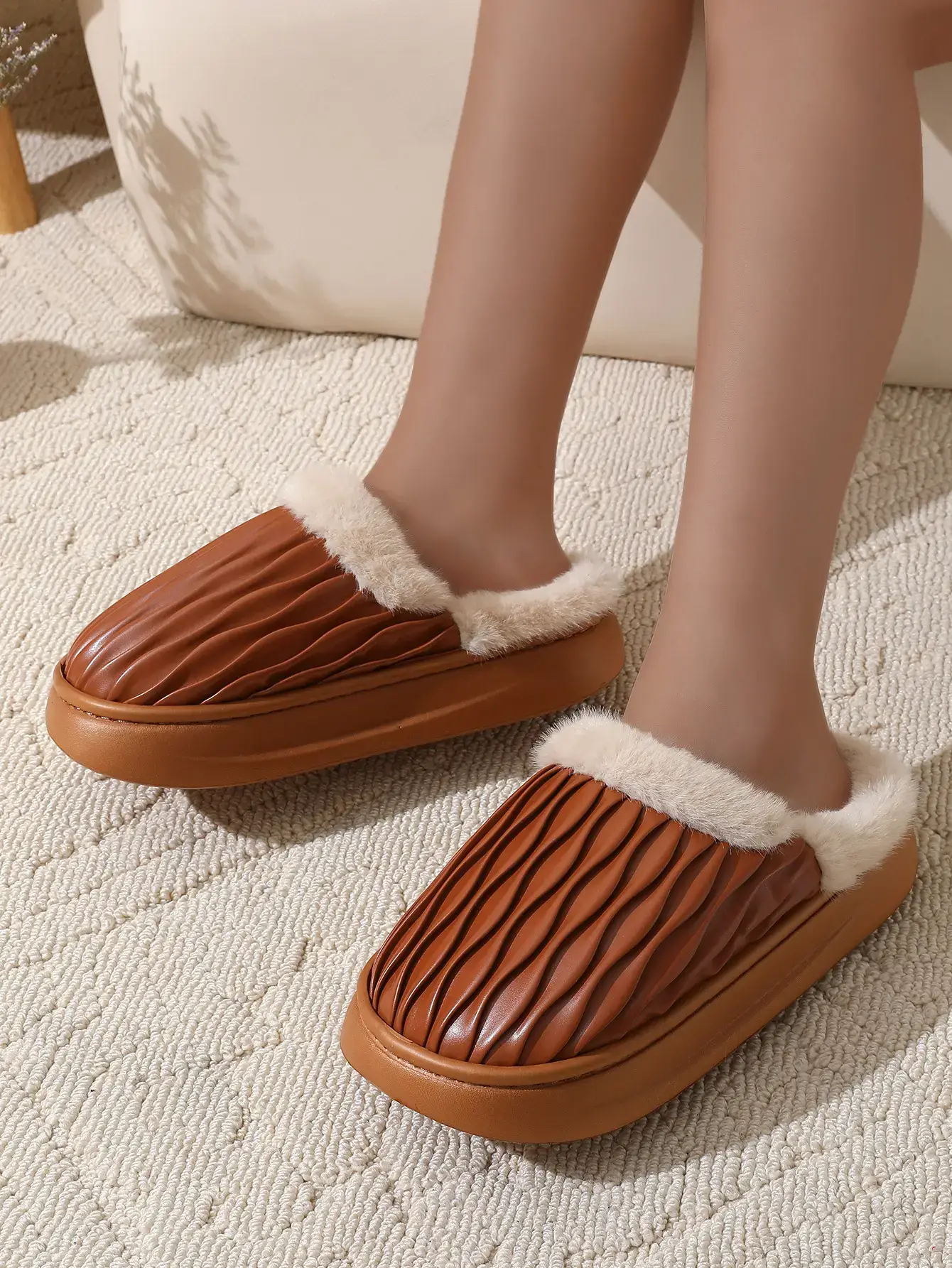 Women's Plush Warm Slippers for Winter Autumn — feature 10