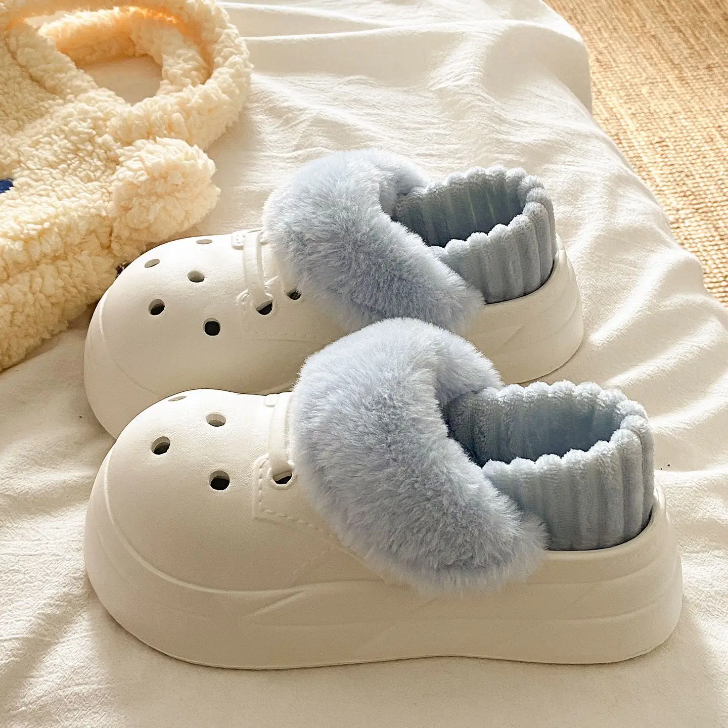 Winter Warm Silent Dog EVA Sneakers Women - Image 4