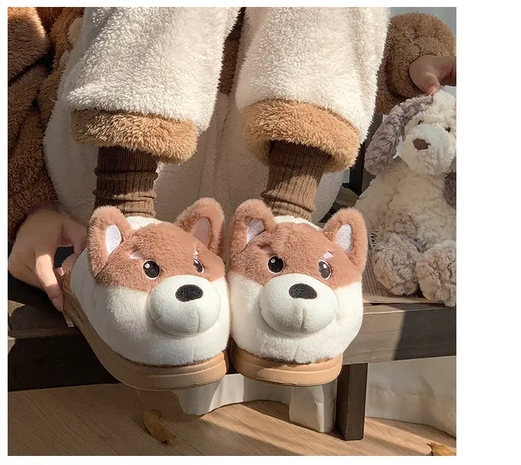 Cute Husky Cotton Slippers Winter 2025 — feature 10