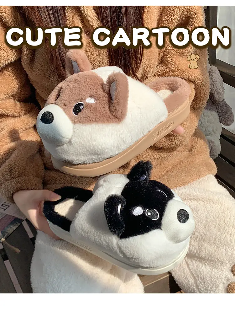 Cute Husky Cotton Slippers Winter 2025 — feature 11