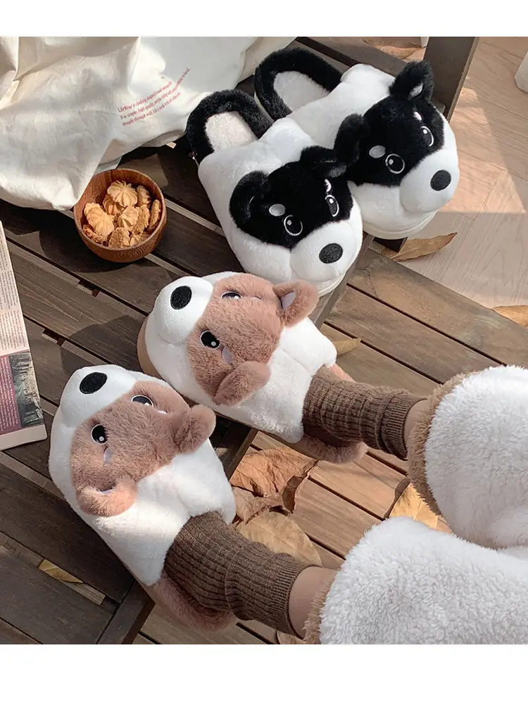 Cute Husky Cotton Slippers Winter 2025 — feature 14