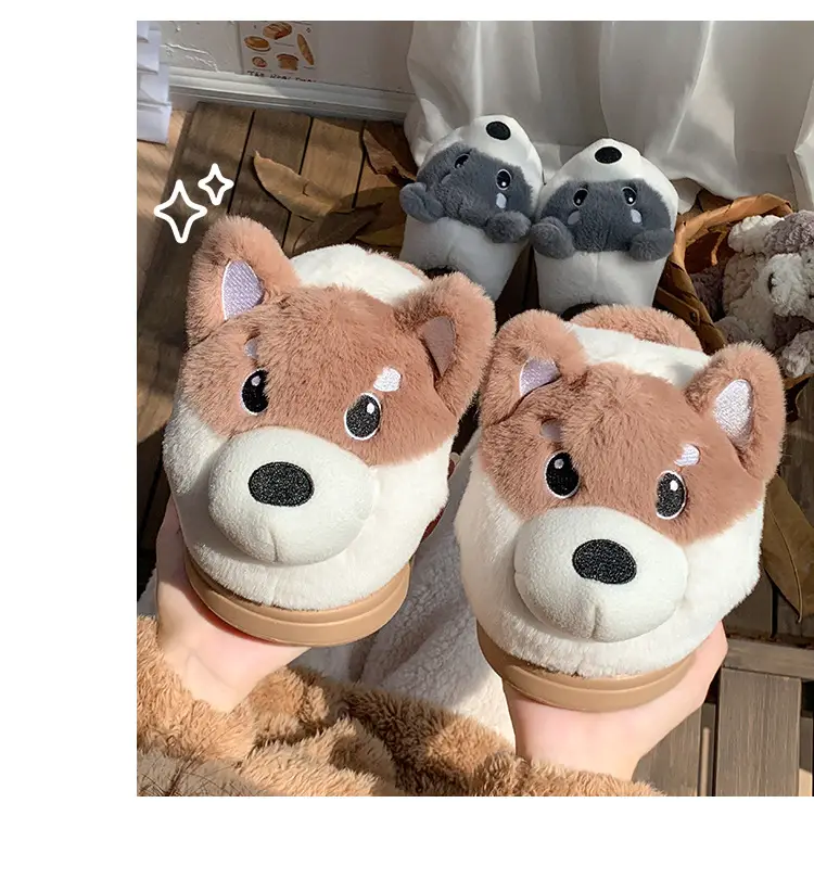 Cute Husky Cotton Slippers Winter 2025 — feature 15