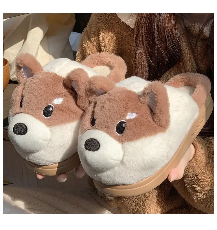 Cute Husky Cotton Slippers Winter 2025 — feature 7