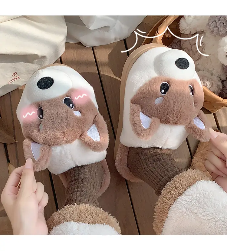 Cute Husky Cotton Slippers Winter 2025 — feature 8