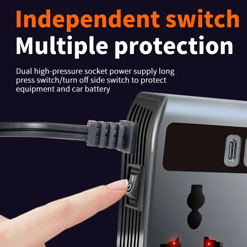 200W Smart Car Inverter Universal 12V24V 220V - Image 6