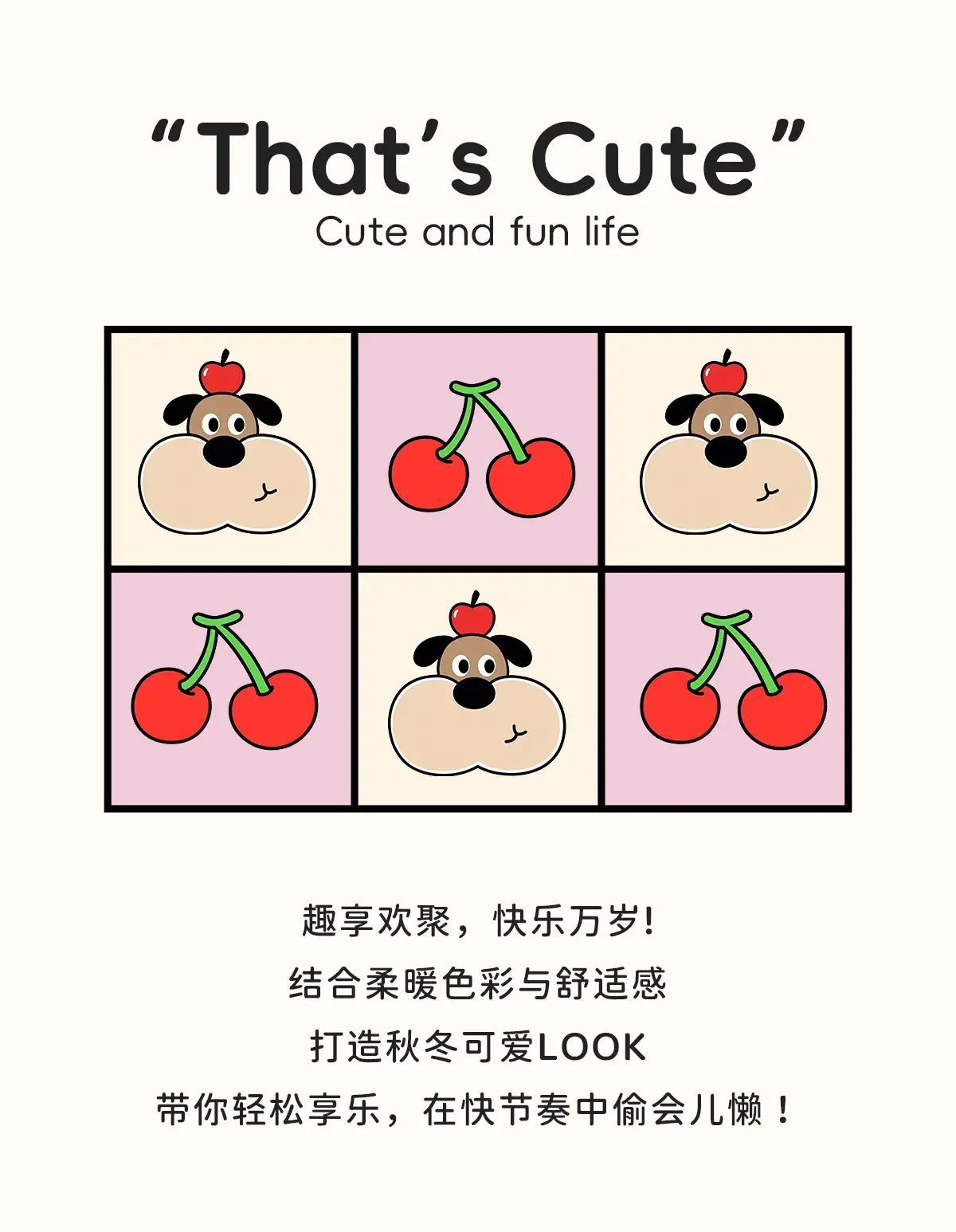 Cute Cherry Print Cotton Slippers for Home Winter — feature 3