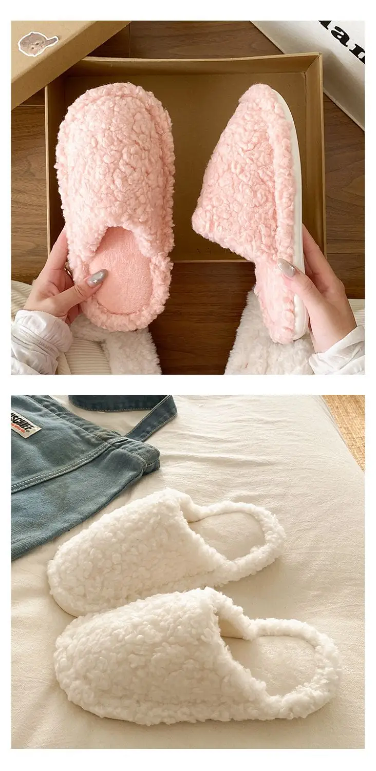 White Soft Slippers for Women Winter Casual Wear — feature 18