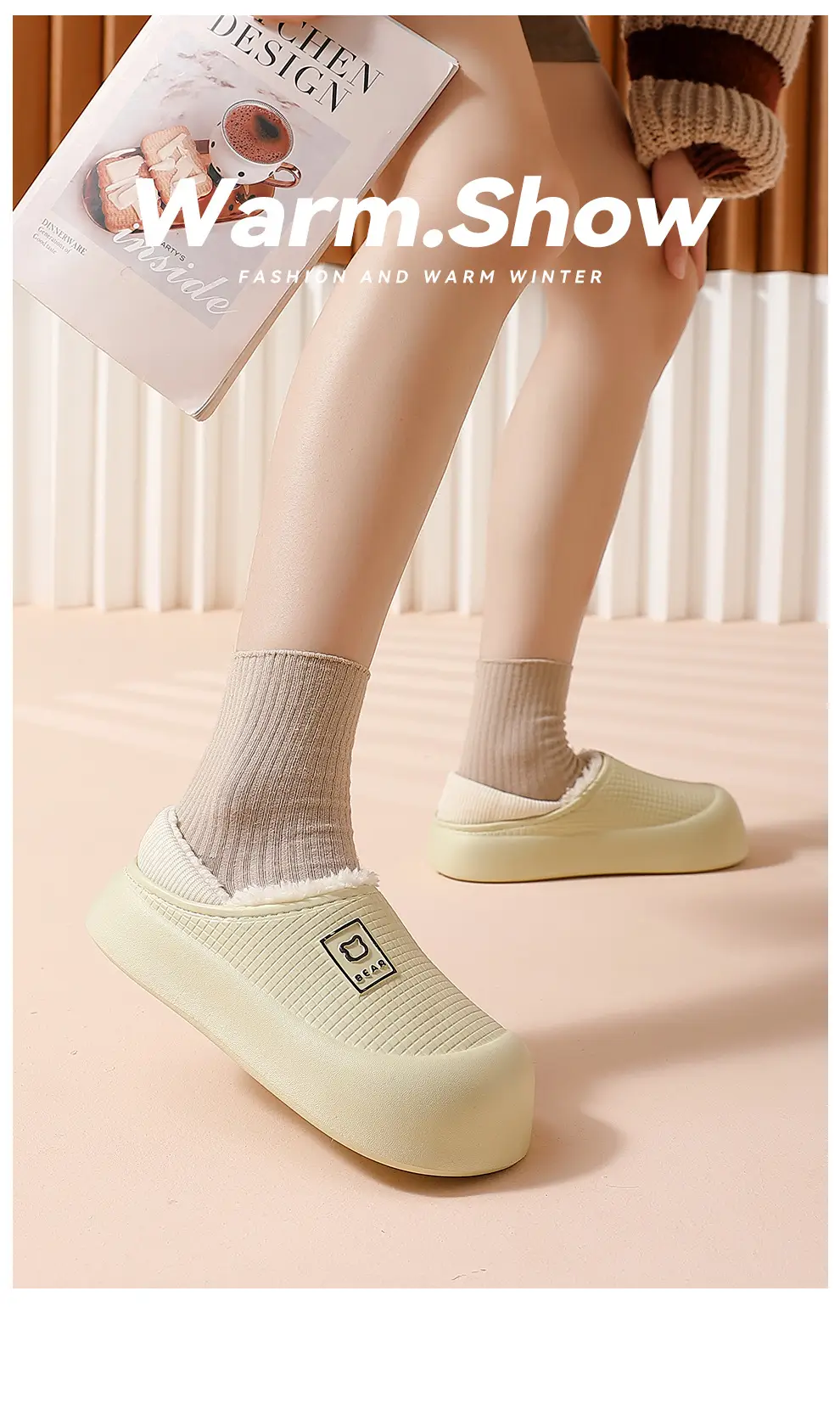 Women's Purple Soft Slipper Winter 2025 — feature 3