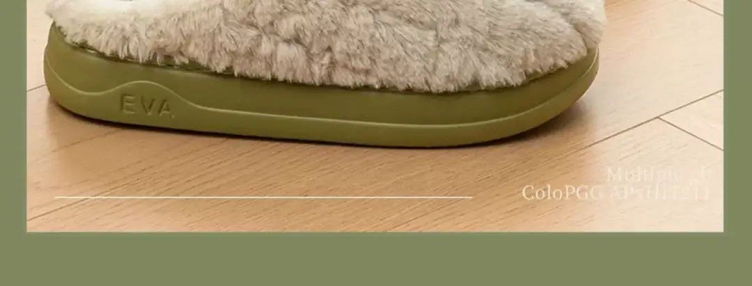 Men's 5 New Winter Indoor Home Thick-Soled Non-Slip Warm Plush Slippers with a Feeling of Stepping on Poop — feature 11