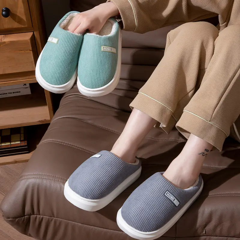 Women Cotton Slippers Warm Anti-Slip 2025 - Image 8