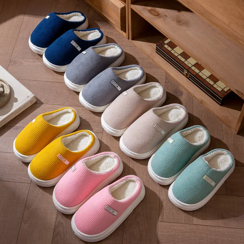 Women Cotton Slippers Warm Anti-Slip 2025 - Image 9