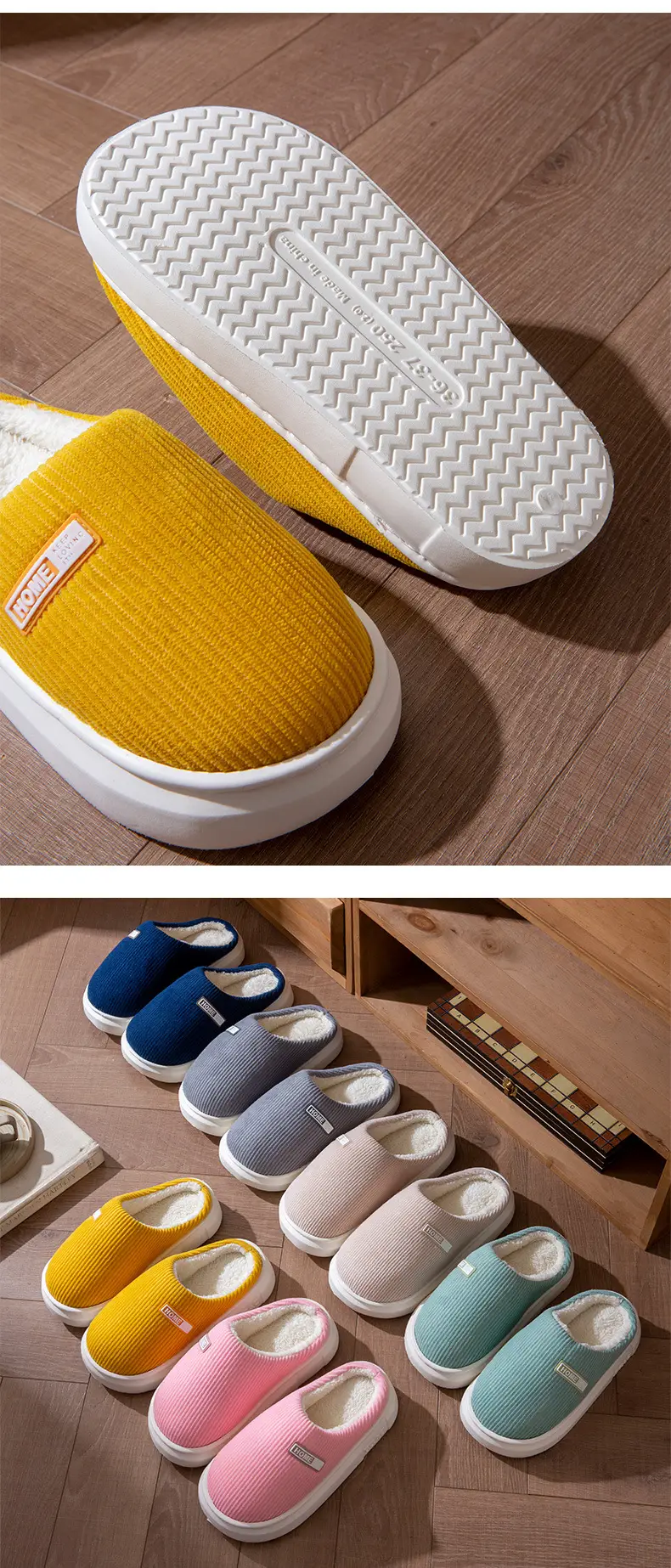 Women Cotton Slippers Warm Anti-Slip 2025 — feature 10