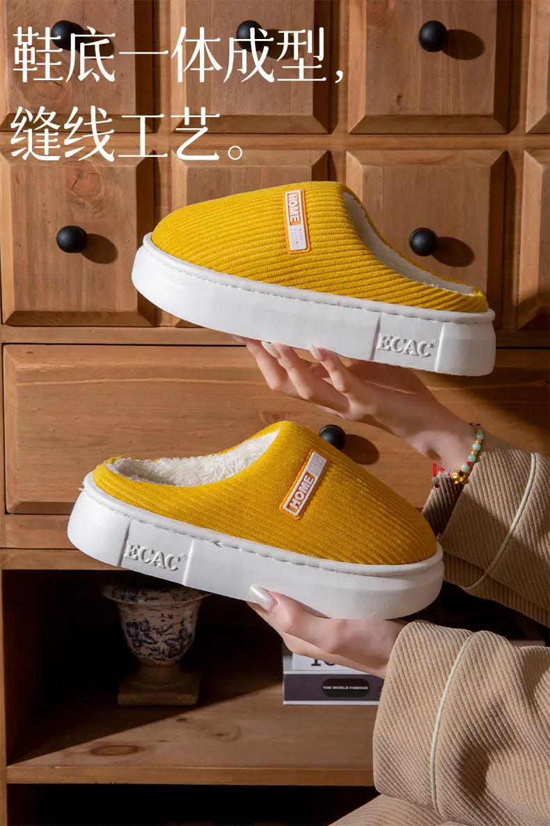 Women Cotton Slippers Warm Anti-Slip 2025 — feature 5