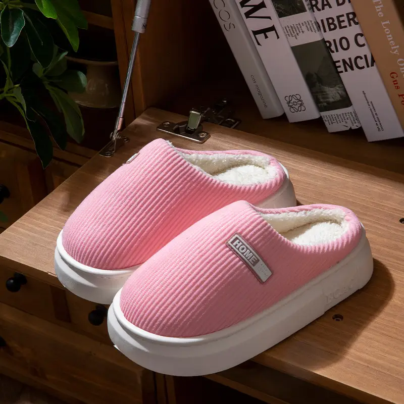 Women Cotton Slippers Warm Anti-Slip 2025 - Image 2