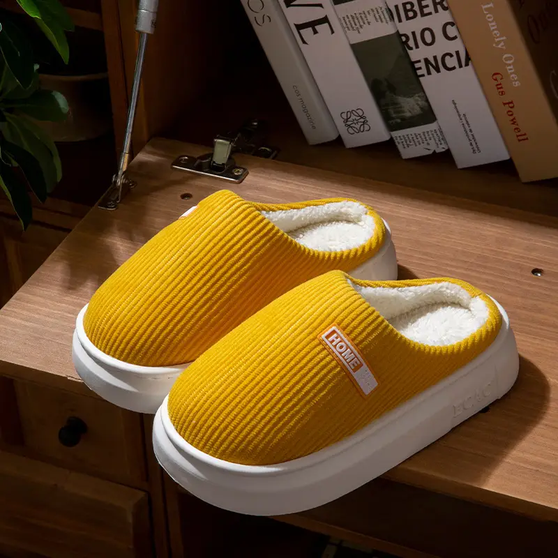 Women Cotton Slippers Warm Anti-Slip 2025 - Image 3