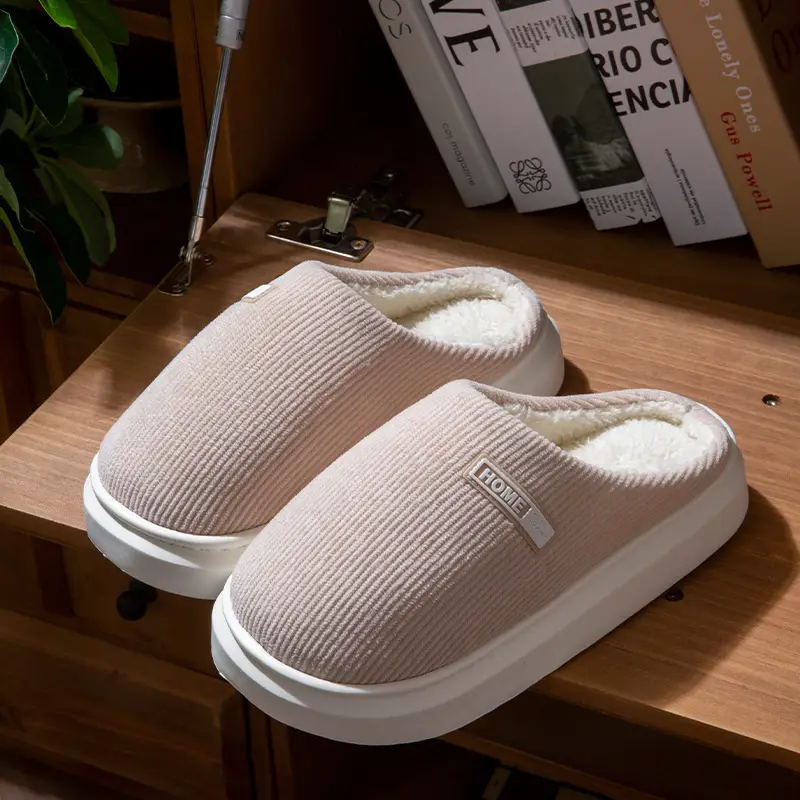 Women Cotton Slippers Warm Anti-Slip 2025 - Image 4