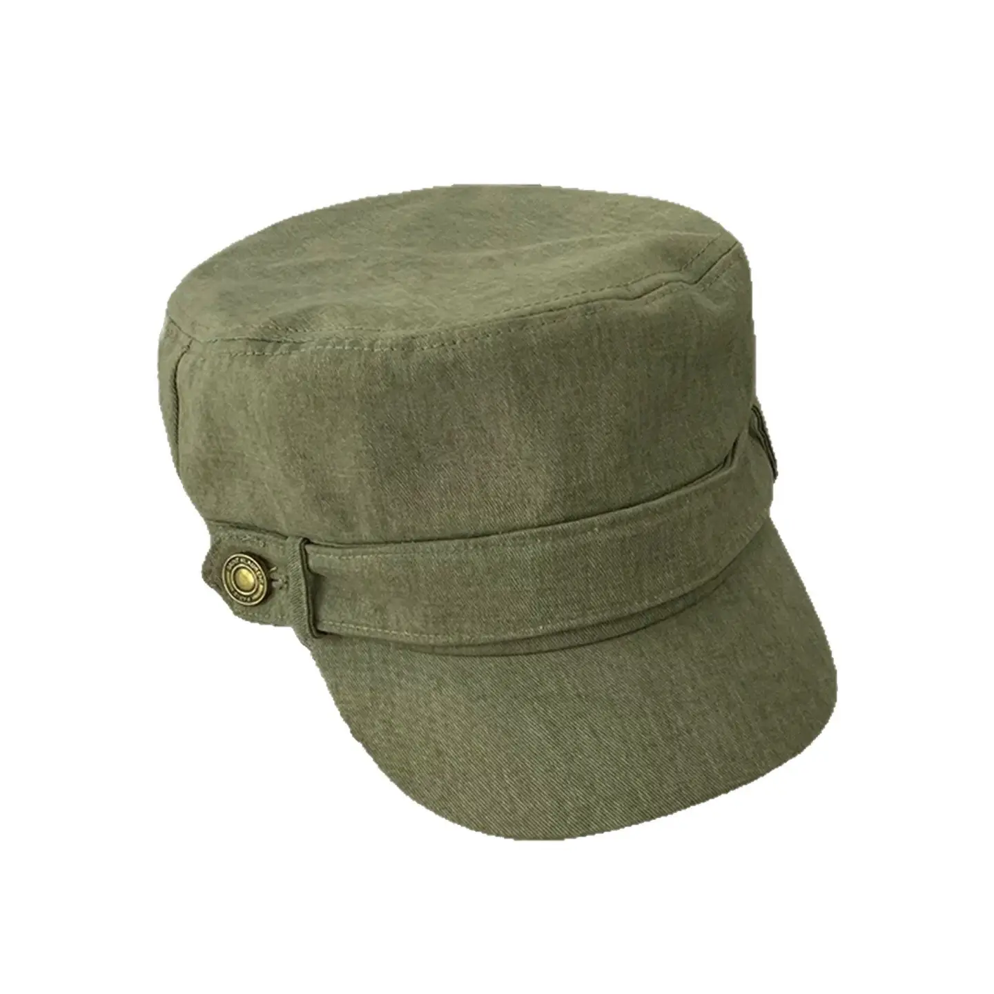 Ultra-Authentic Korean Style Flat Top Baseball Cap Equestrian Hat - Image 7