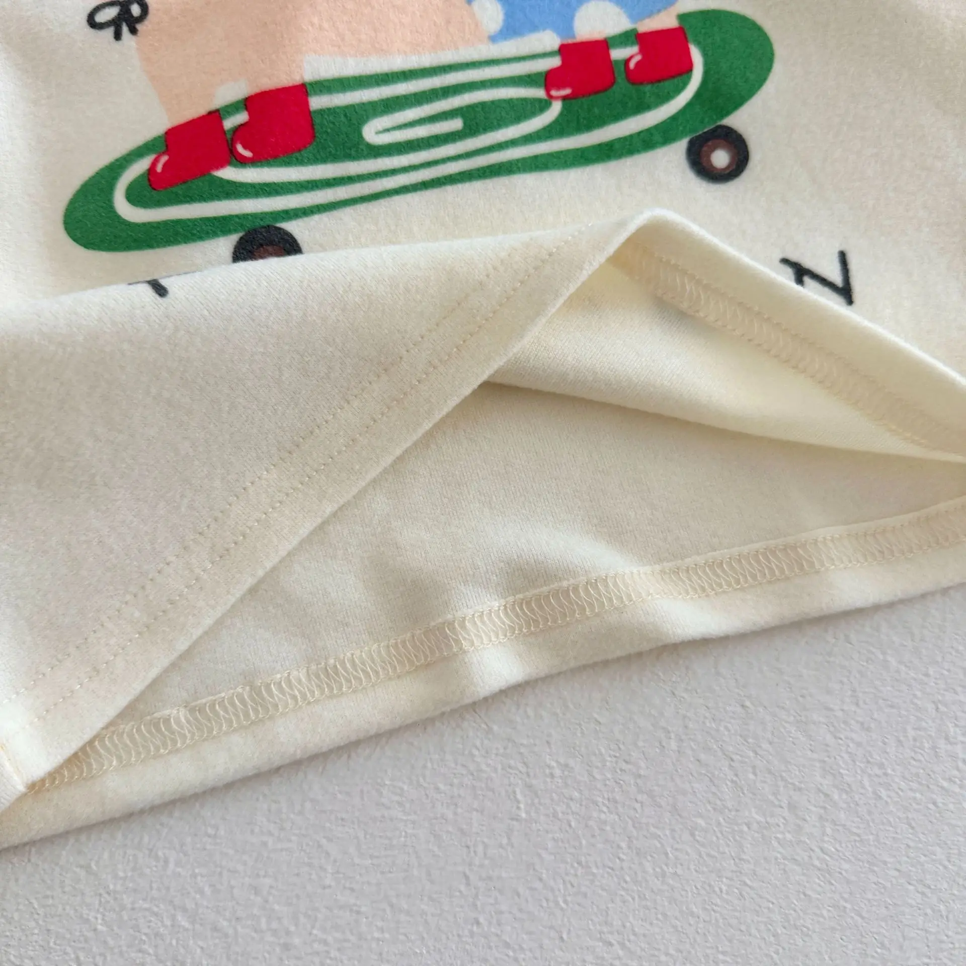 Kids Long Sleeve T-Shirt Pink Rabbit Print 2025 — feature 12