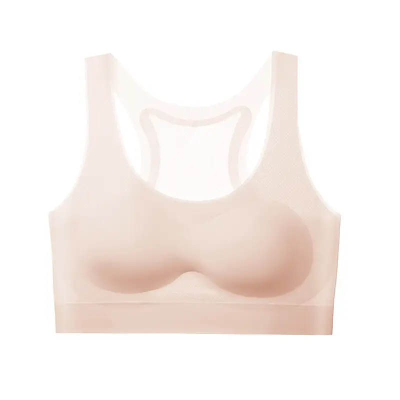 Developmental Stage Two Girls' Bra Student Sports Bra Beautiful Back Junior High School Student Girl Shock-Proof Vest