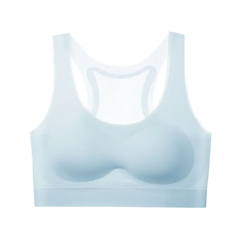 Developmental Stage Two Girls' Bra Student Sports Bra Beautiful Back Junior High School Student Girl Shock-Proof Vest