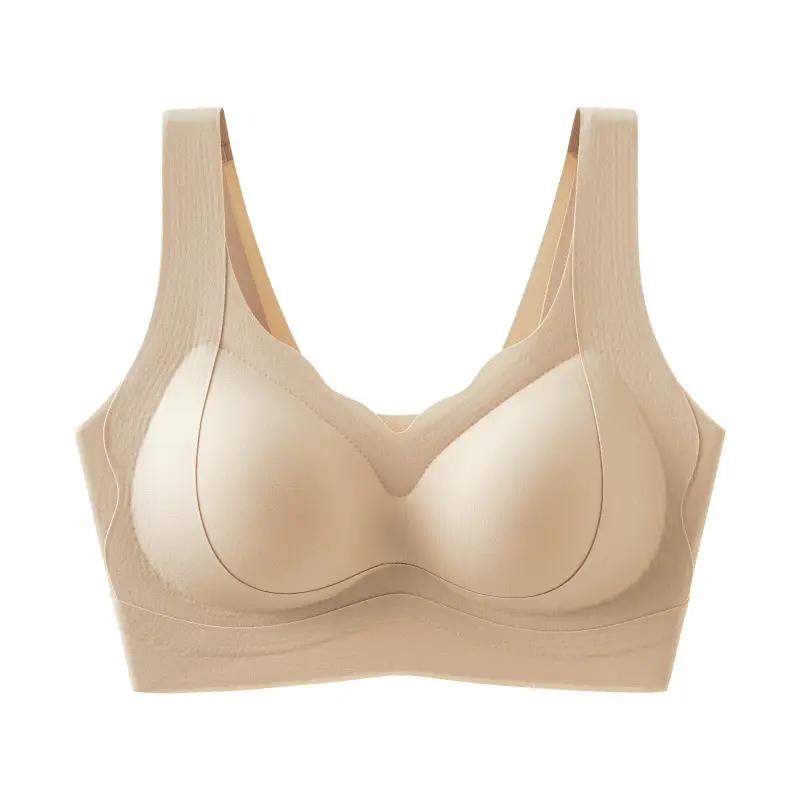Liquid Foundation Intimates for Women with Small Breasts, Jelly Soft Support, Threaded Lifting, Soft, Skin-Friendly and Comfortable, Wire-Free Bra