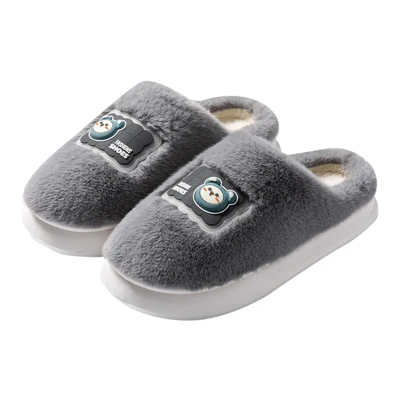 Pink Furry Slippers for Women 2025 Warm Anti-Slip - Image 14