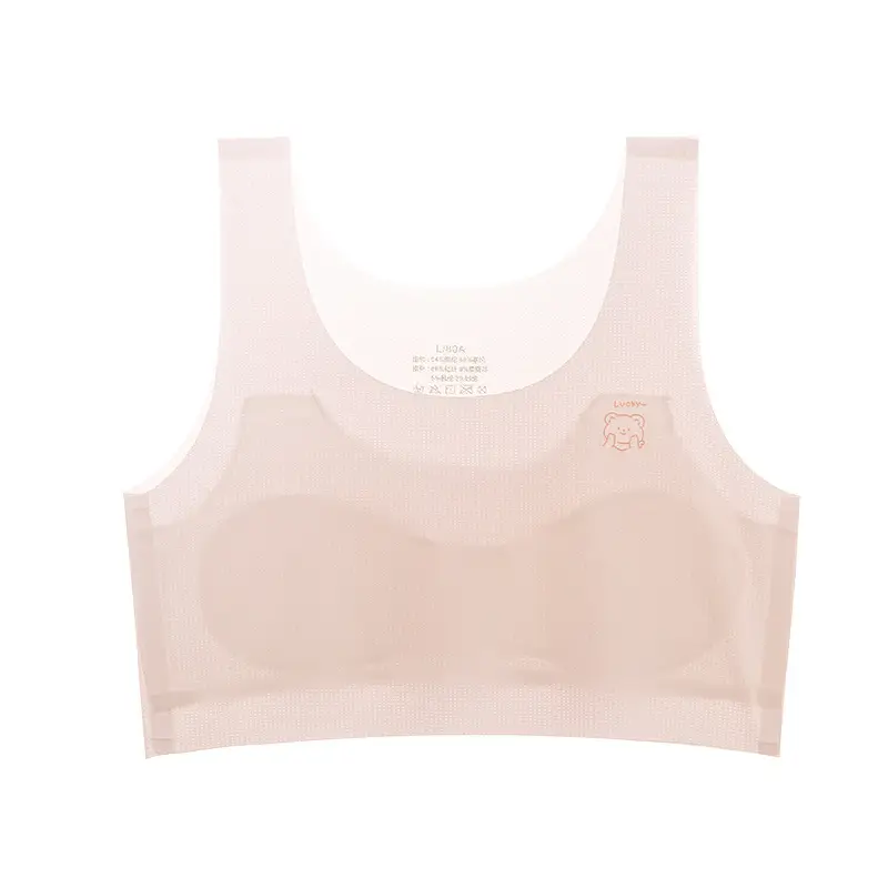 Girls' Intimates Development Period 12-Year-Old Girl's Bra Primary School Kidsren 10 to 14-Year-Old Girl's First Stage Vest
