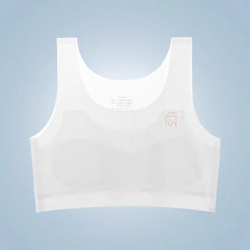 Girls' Intimates Development Period 12-Year-Old Girl's Bra Primary School Kidsren 10 to 14-Year-Old Girl's First Stage Vest