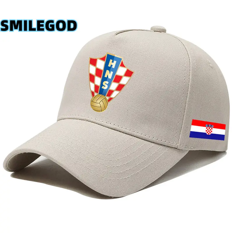 Croatia World Cup Cap Men Women Blue Baseball Training Sun Hat - Image 4