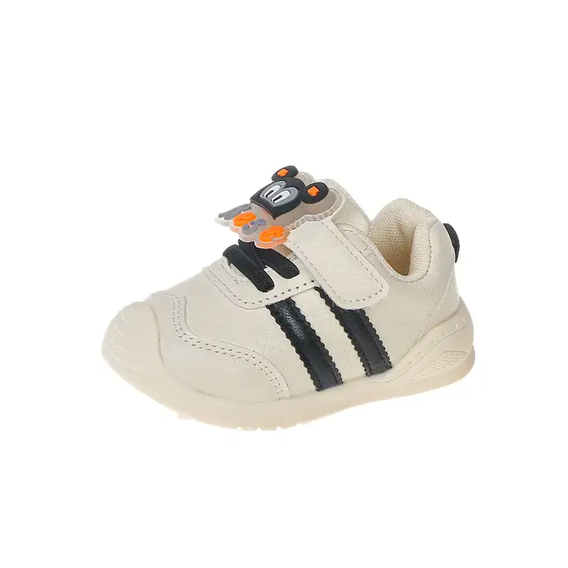 Baby Toddler Shoes White Pink Soft Sole Non-Slip 2025