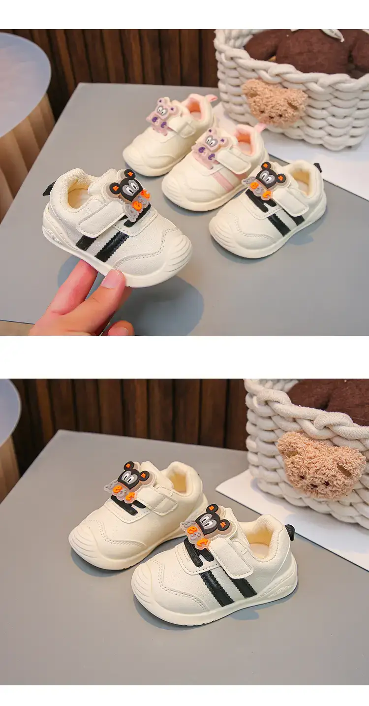 Baby Toddler Shoes White Pink Soft Sole Non-Slip 2025 — feature 11