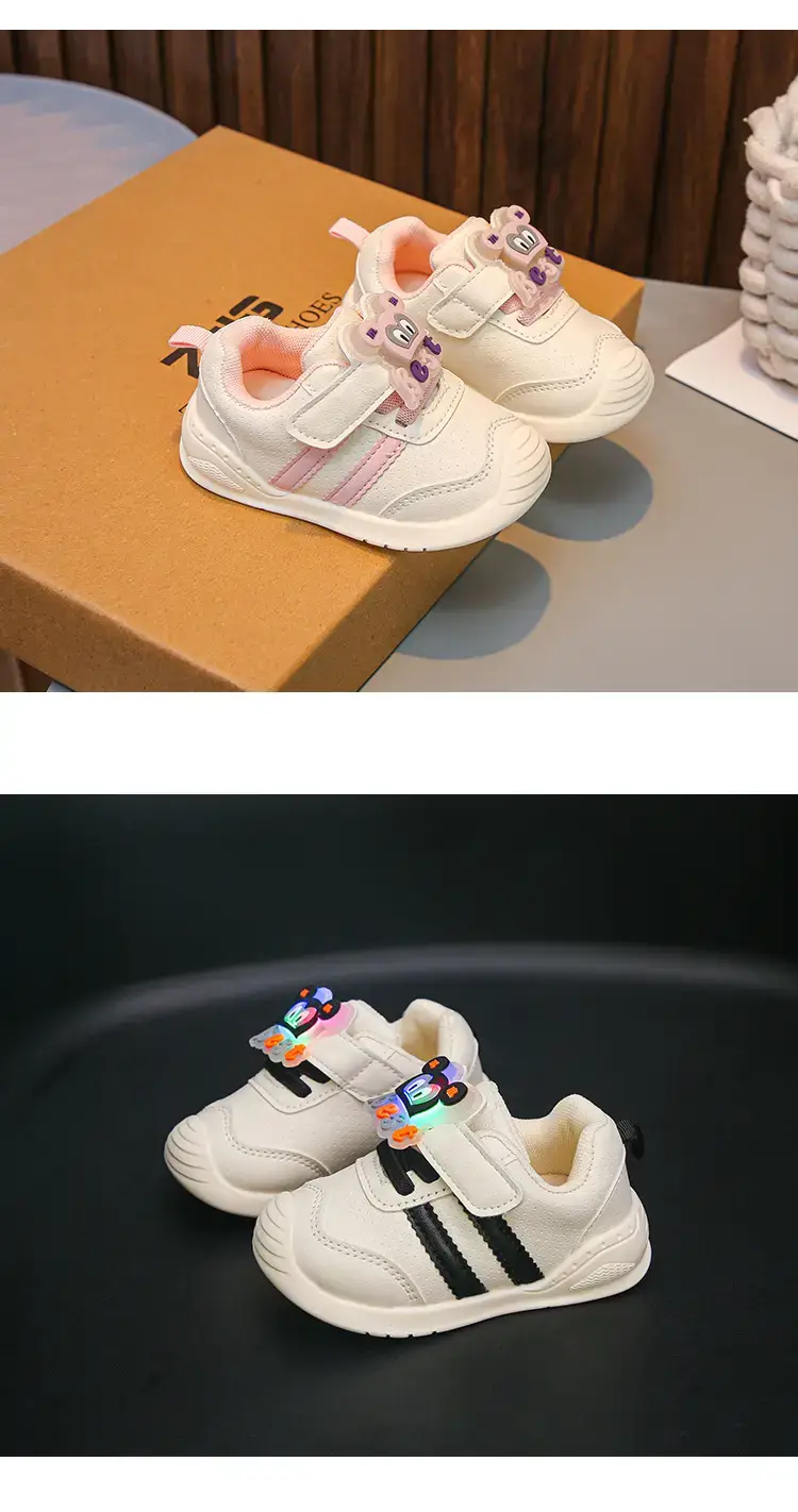 Baby Toddler Shoes White Pink Soft Sole Non-Slip 2025 — feature 17