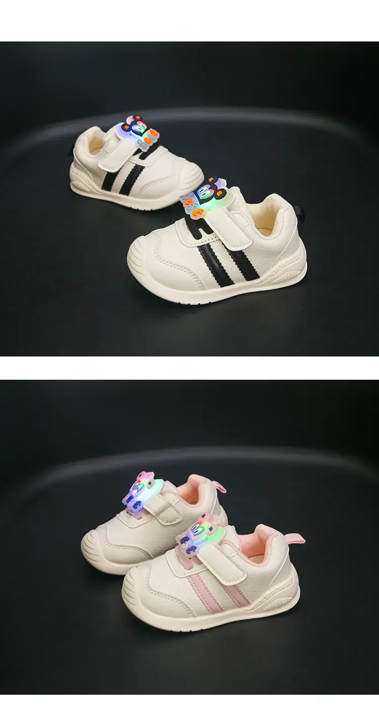 Baby Toddler Shoes White Pink Soft Sole Non-Slip 2025 — feature 18