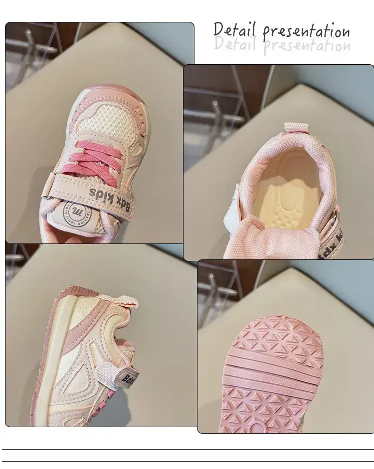 Baby Sneakers Pink Soft Soled 0-3Yrs — feature 5