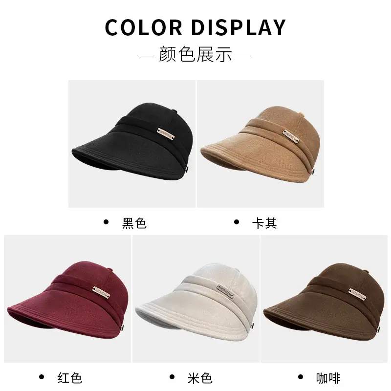 Korean Retro Fisherman Hat for Women Warm Winter Cap