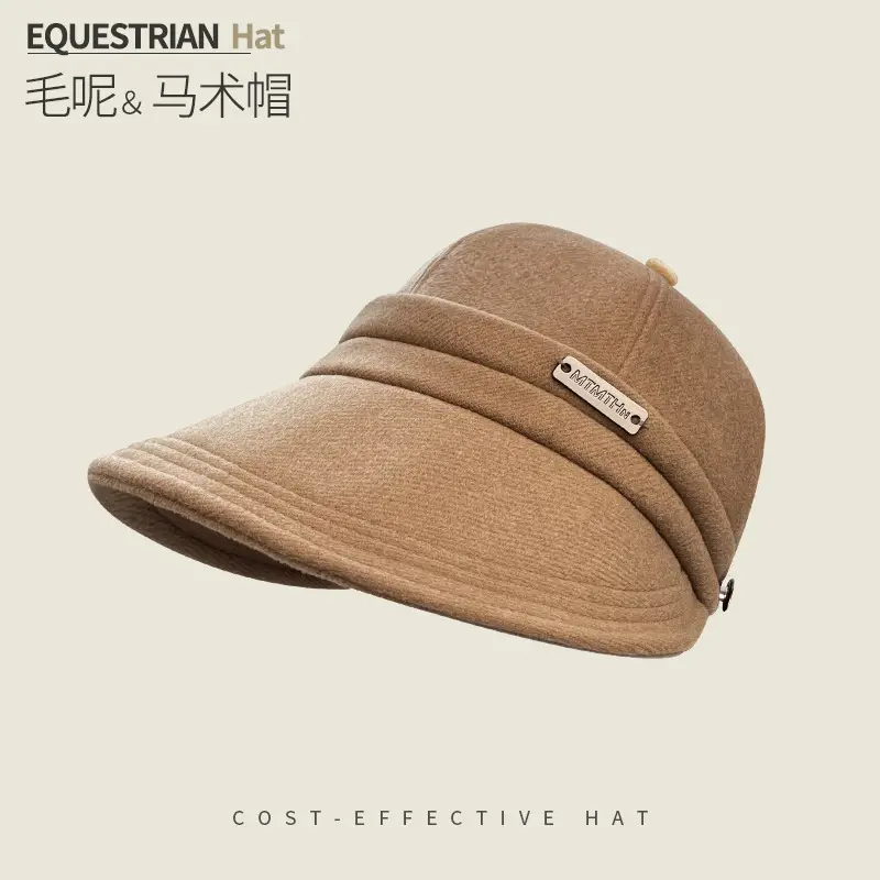 Korean Retro Fisherman Hat for Women Warm Winter Cap