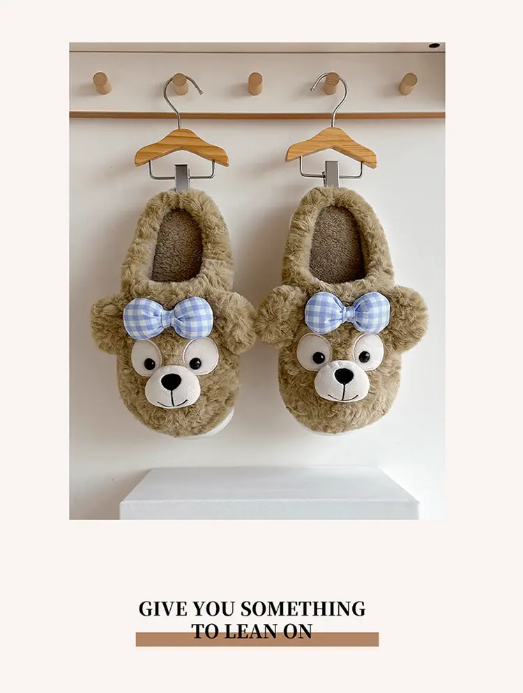 Cotton Slippers for Women 2025 New Popular Indoor Home Soft-Soled Non-Slip Cute Warm Plush Cotton Slippers for Women — feature 13