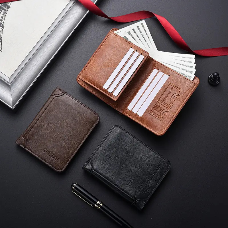 Cross-Border Wholesale Men's Wallet Short Multi-Functional Driver's License Card Holder All-In-One 2025 New High-End Wallet Wallet — feature 3