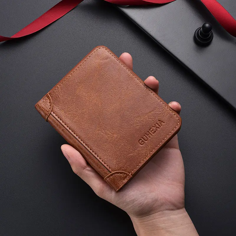 Cross-Border Wholesale Men's Wallet Short Multi-Functional Driver's License Card Holder All-In-One 2025 New High-End Wallet Wallet — feature 7