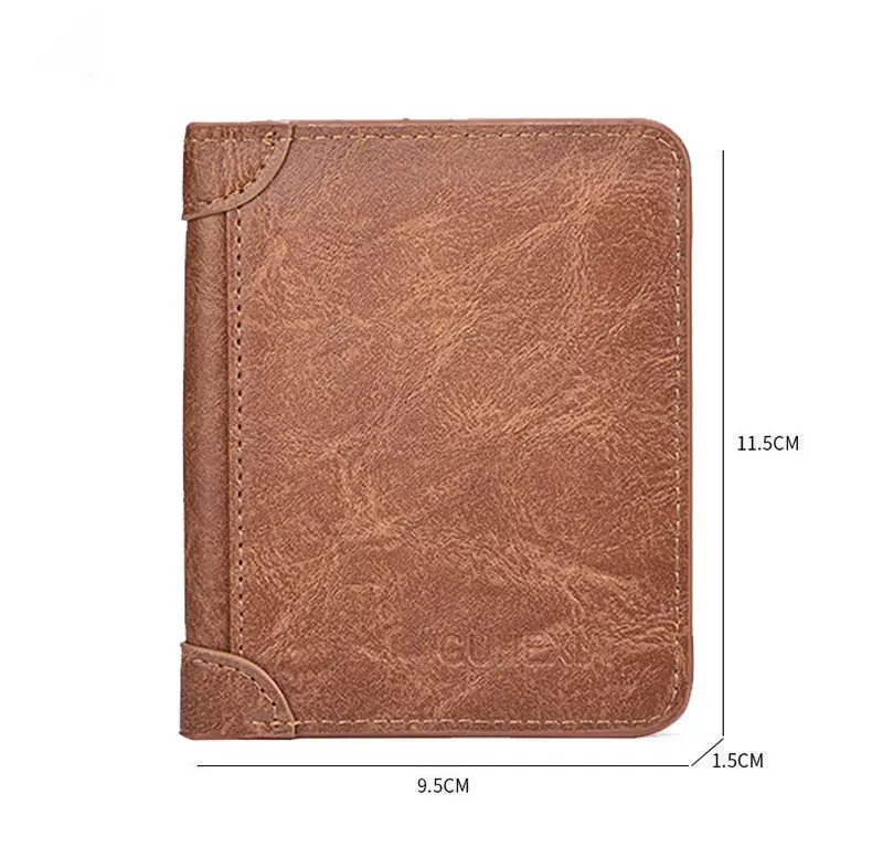 Cross-Border Wholesale Men's Wallet Short Multi-Functional Driver's License Card Holder All-In-One 2025 New High-End Wallet Wallet — feature 8