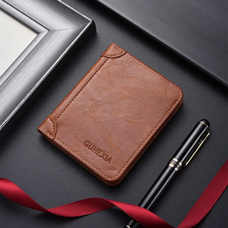 Cross-Border Wholesale Men's Wallet Short Multi-Functional Driver's License Card Holder All-In-One 2025 New High-End Wallet Wallet