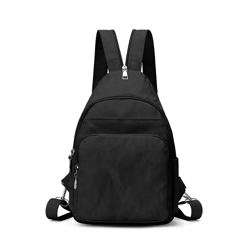 Women's Multi-Color Nylon Shoulder Backpack - Image 10