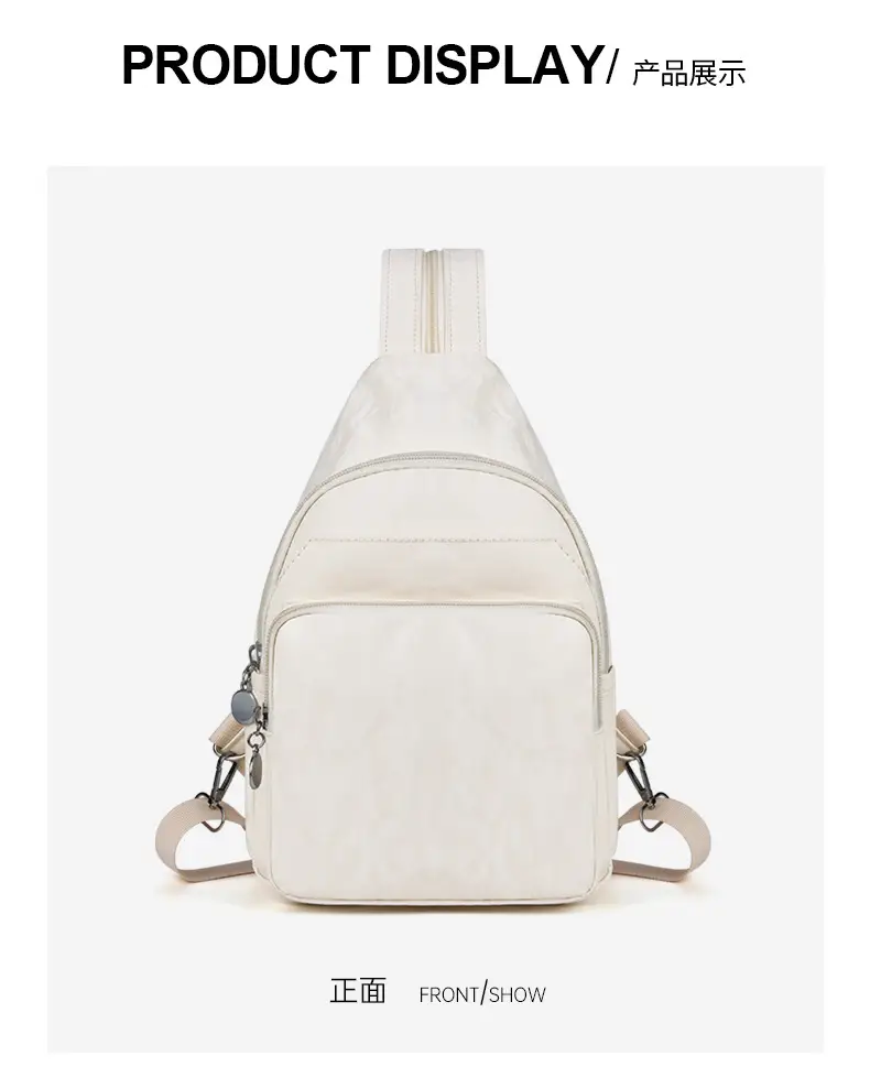 Women's Multi-Color Nylon Shoulder Backpack — feature 14
