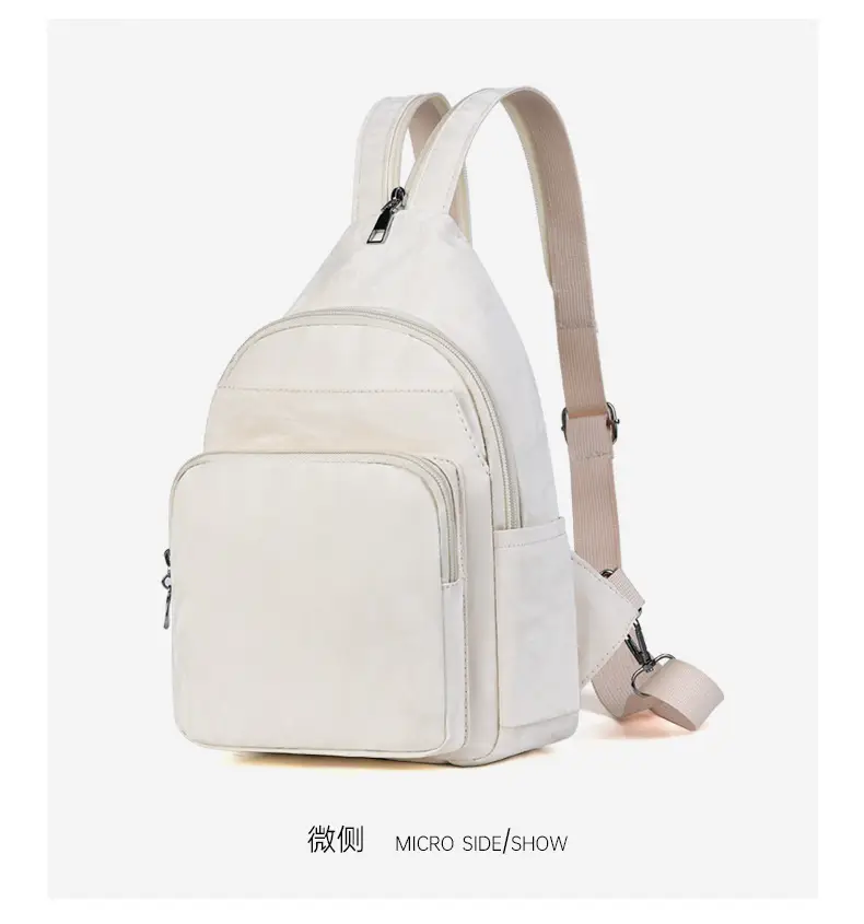 Women's Multi-Color Nylon Shoulder Backpack — feature 15