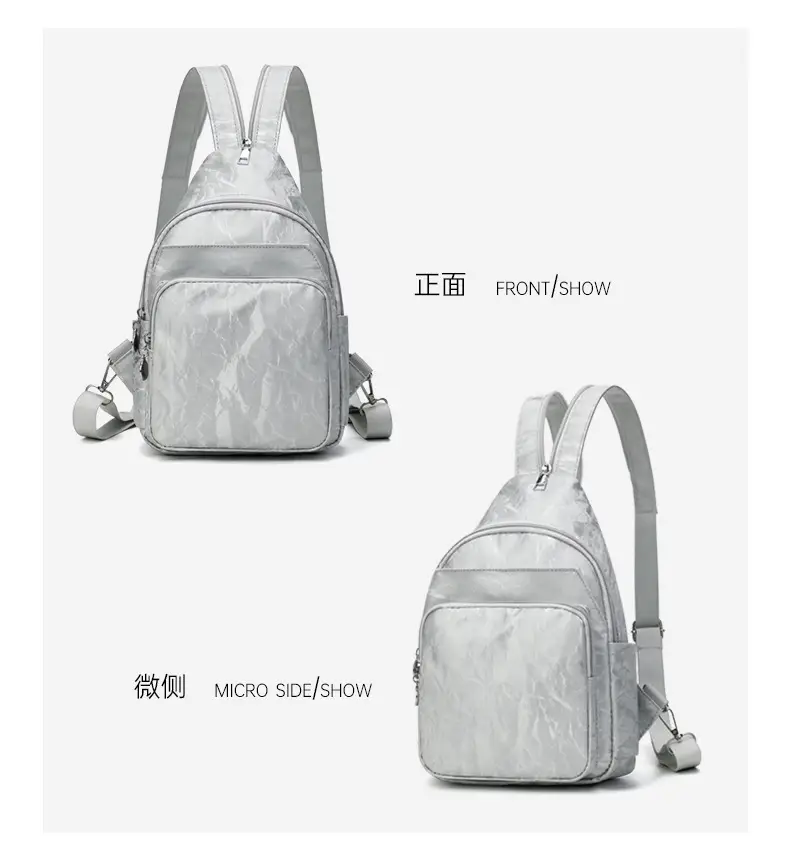Women's Multi-Color Nylon Shoulder Backpack — feature 20